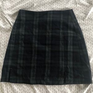 Brandy plaid skirt